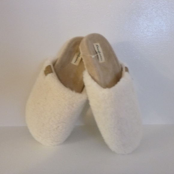 DEARFOAMS SO SOFT FLUFF SLIPPERS sz-7-8 VELVETY LINING NEW - Picture 2 of 10